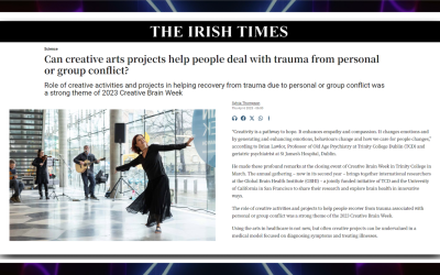 The Irish Times – “Can creative arts projects help people deal with trauma from personal or group conflict?”